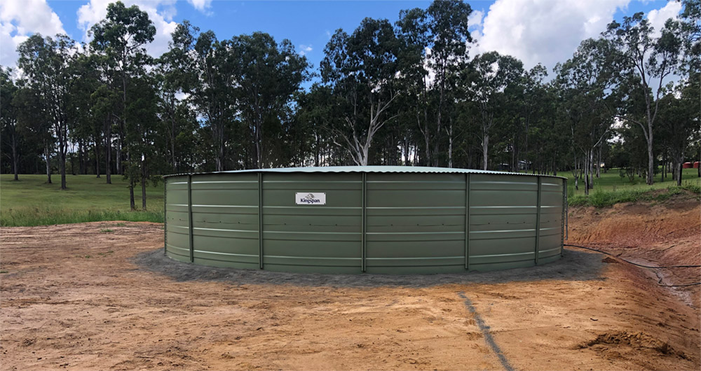 Streamline Green Water Tank